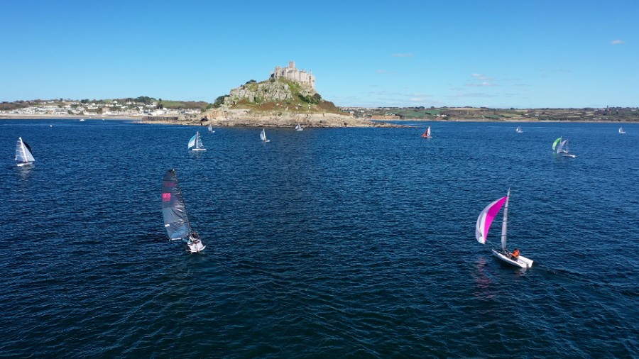 Noble Marine RS100, RS500, RS600 National Championship 2025 Mounts Bay, day 1
