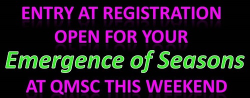 More information on ENTRY STILL OPEN FOR EMERGENCE OF SEASONS THIS WEEKEND