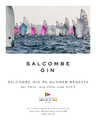 More information on Salcombe Gin RS Summer Regatta & Ball, 24/25 June 2023 (23-25 June for RS200 Masters and RS500 Nationals)