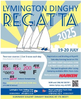 More information on Lymington Dinghy Regatta - have a look at the entry list